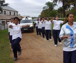  ‘n Vrolike optog tydens ‘n vorige Opedag te Elim Home (Argieffoto)  